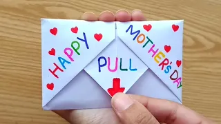 Download DIY - SURPRISE MESSAGE CARD FOR MOTHER'S DAY | Pull Tab Origami Envelope Card | Mother's Day Card MP3