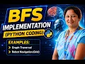 BFS Implementation in Python Graph Traversal Robot Navigation Grid Examples AI Search Algorithms