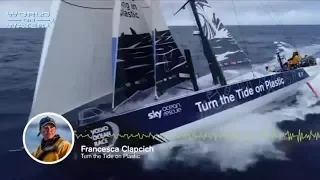 VOR Leg 6 Feb 17 18 Close to the Doldrums Akzo and Scallywags in Front