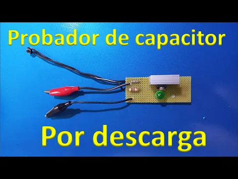 Download MP3 Comprobador casero de capacitores por descarga y diagrama electrico