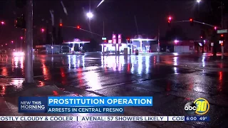 Police make several arrests in prostitution sting in Central to East Central Fresno