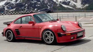 '89 Porsche 911 turbo S road trip Part.1. On the Autobahn & inside Porsche's secret car store..