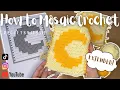 How To Mosaic Crochet For Beginners EXTENDED