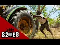 The boys are stopped by muddy river Black As - Season 2 Episode 8