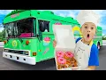 Download Lagu Kids explore Uncle's Baking Bus