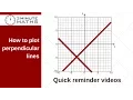 Perpendicular line to y 2x - 5 on a graph