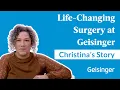 Christina s Life-Changing Surgery Geisinger Better Health Easier