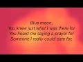 Blue Moon by Billie Holiday Lyrics