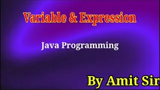 Java Tokens Variable Expression Literals Identifiers Operator Punctutors