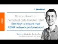 Ensuring RDMA network connections at max performance level