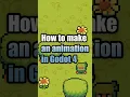 How to make an animation in Godot 4 tutorial
