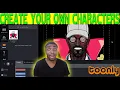 HOW TO USE TOONLY SOFTWARE - CREATE YOUR OWN CHARACTERS TO USE IN TOONLY SOFTWARE