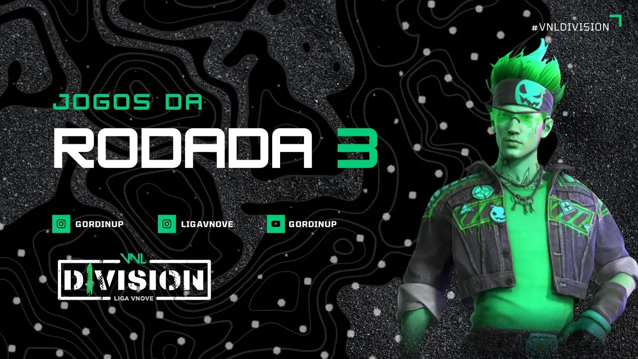 ????LIGA VNOVE - DIVISION????| 3º RODADA - GRUPOS BxC e GRUPOS AxD  | ????DEIXA O LIKEZAO, RUMO A 4K????????????