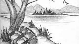 beautiful landscape tutorial pencil drawing scenery