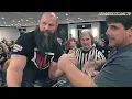 Michael TODD vs Jeff DABE ARM WRESTLING
