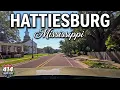 Hattiesburg Mississippi 4K Historic Hub City Drive
