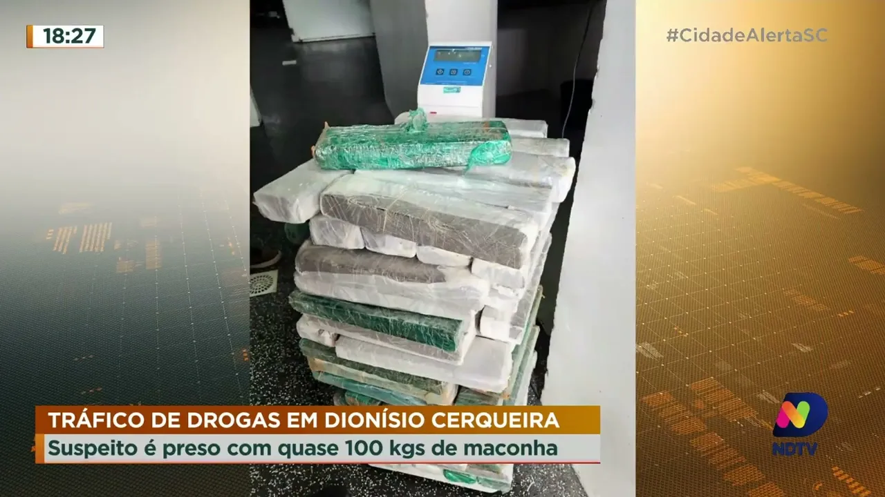 Suspeito é preso por tráfico de drogas em Dionísio Cerqueira