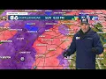 Final wave of winter weather enters Central Virginia at 6 30 p m Sunday