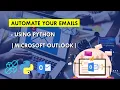How To Automate Emails Using Python Microsoft Outlook Project For Beginners