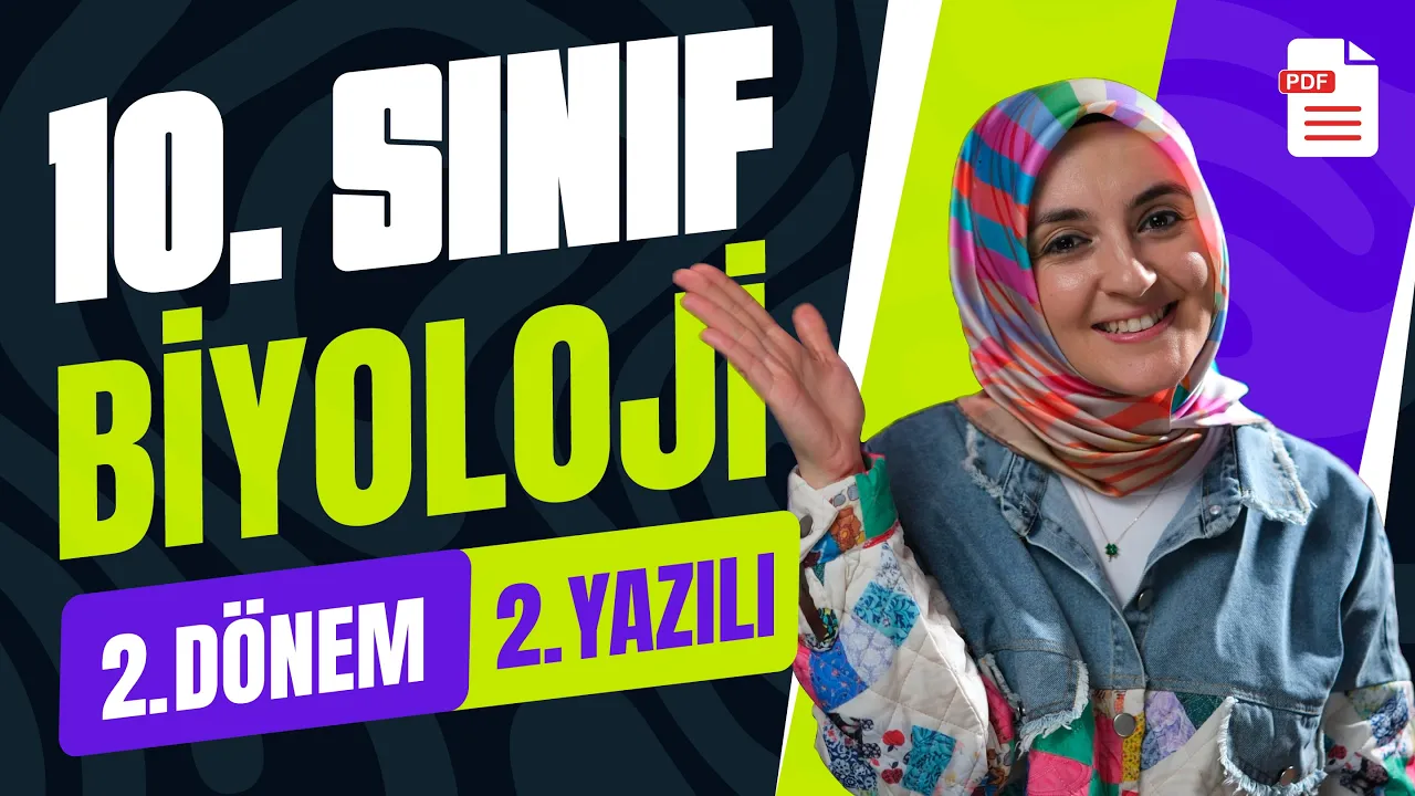 10.Sınıf Biyoloji 2.Dönem 2.Yazılı | 2025 #yazılı #biyoloji