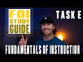 Easily learn the Fundamentals of Instruction CFI ACS Task E FOI S