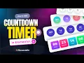 Add a Countdown Timer in Elementor for FREE Boost Sales Fast