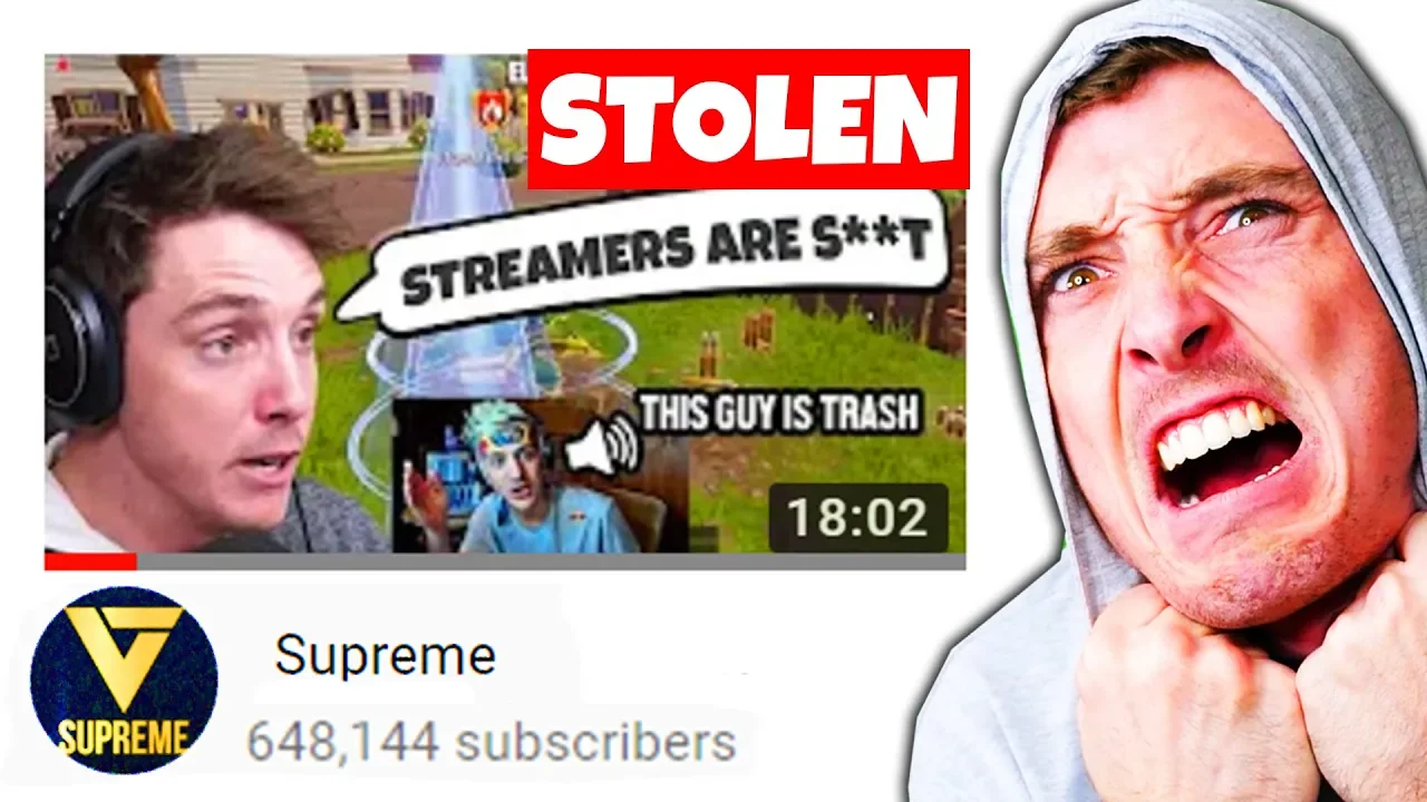 This YouTuber STOLE MY VIDEOS