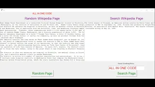 how to make wikipedia app using tkinter python python wikipedia page All In One Code