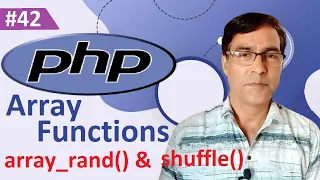 PHP array - rand and shuffle function PHP tutorial for beginners lesson