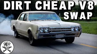 Can We do a V8 Swap on a SHOESTRING Budget with USED PARTS??