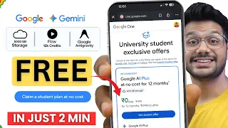 How to Get 12 Months Google AI FREE | Google AI Pro/Plus FREE For Students 12 Months (Step-by-Step)