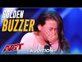 Download Lagu Roberta Battaglia: 10-Year-Old Canadian Girl With SHOCKING Voice! Sofia Vergara's GOLDEN BUZZER! 🇨🇦