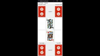 War Card Game Demo - Python