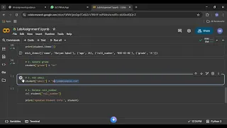 Python Dictionary Operations Create Update Add Delete Data