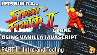 Coding a Street Fighter game JavaScript HTML Canvas Intro and Tooling Part 1