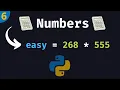 Python Numbers MADE EASY Integers and Floats Python Tutorial