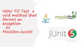 Test a void method throws an exception in
