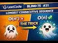 Longest Consecutive Sequence from SCRATCH O n log n O n Leetcode 128 Blind 75
