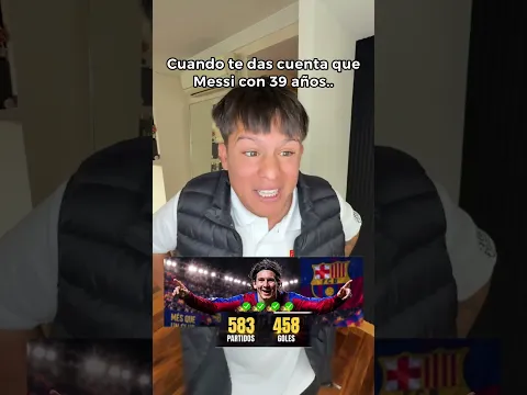 POV: Cuando Te Das Cuenta Que Messi 39 años vs Messi Joven 😂🚀 Paul Ferrer #short