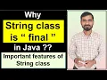Why String is final in Java Important Features of String Class Hindi immutable and final