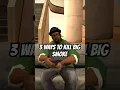 3 Ways To Kill Big Smoke In GTA San Andreas  #gtasamodspc #gta #gtasanandreas  #gtamods #gtaend