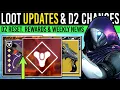 Destiny 2 CONTENT UPDATES FEATURED LOOT Vendor Changes Tier 5 Loot Challenges News 11th Aug