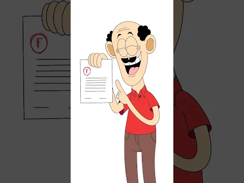 That One Bad Report Card... #relatable #comedy #boogytoons #2d