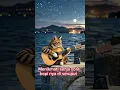 Download Lagu kucing main gitar : santai saat  senja sore #animalfun #cat kucing lucu