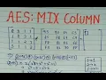 Mix Column Transformation in AES Solved Example
