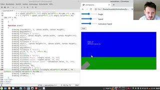 JavaScript Physics Animations Tutorial 3 Adding Controls Beautifications