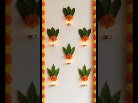 Mango leaf decoration ideas for diwali #shorts #viralshort #trending #homedecor #diy #ecofriendly