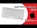 Apple Magic Keyboard A1314 not working no power on blinking green light repair