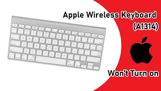 Apple Magic Keyboard A1314 not working no power on blinking green light repair