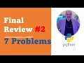 Final Exam Review Lists Dictionaries Files Strings Sets